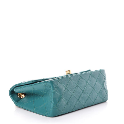 Chanel Aged Calfskin Quilted 2.55 Reissue Mini Flap Green 4 of 10