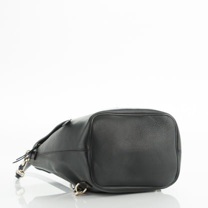 Chloe Suede Calfskin Medium Faye Backpack Black 4 of 7