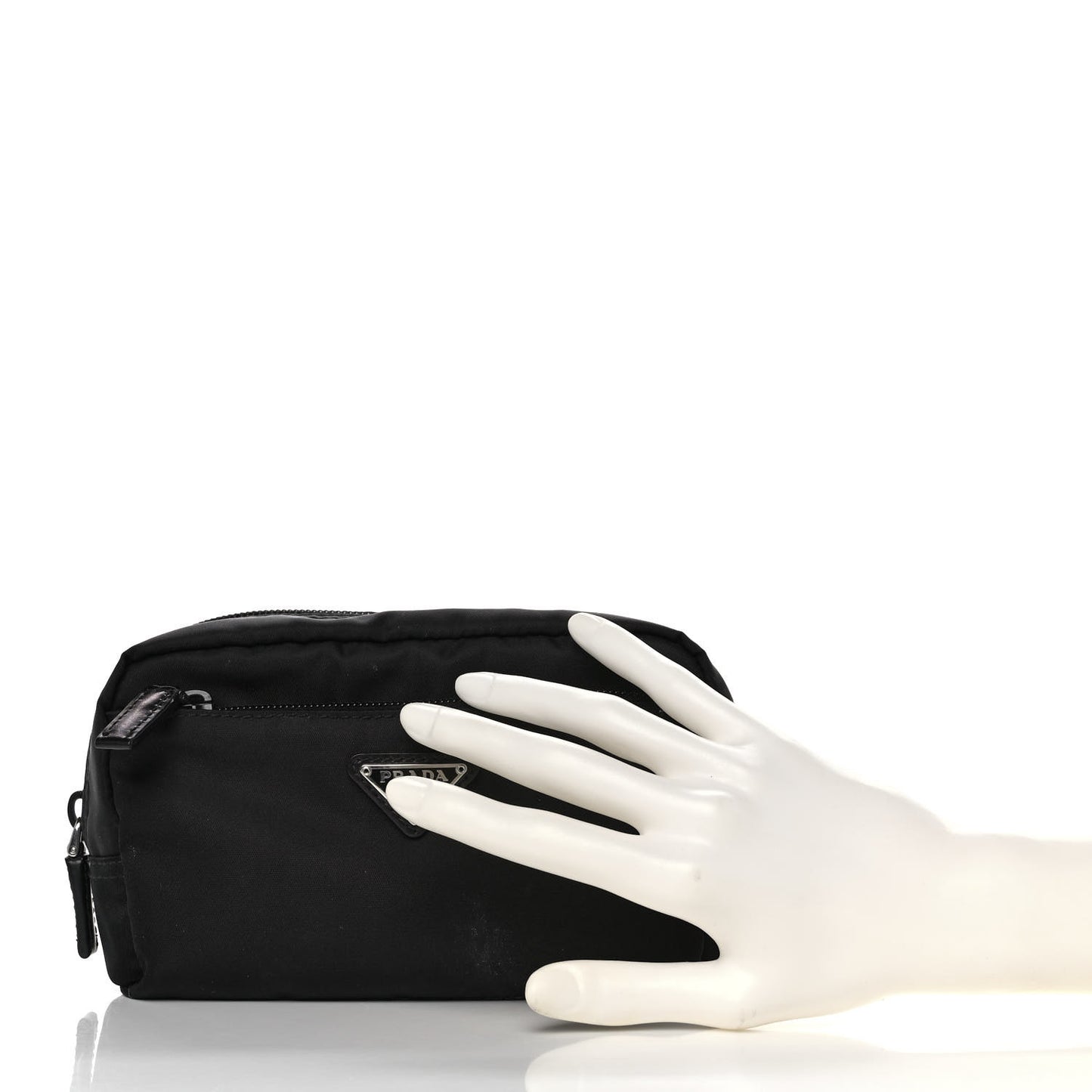 Nylon Vela Cosmetic Pouch Black