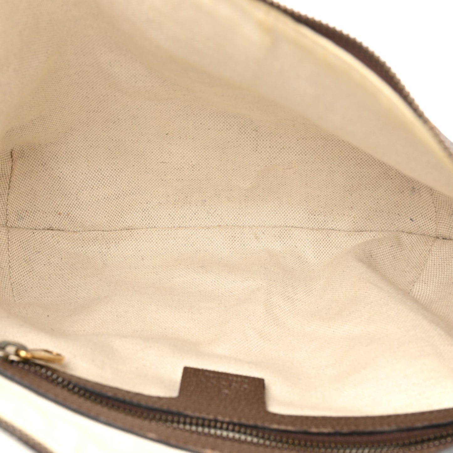 GG Supreme Monogram Web Small Ophidia Half Moon Hobo Brown