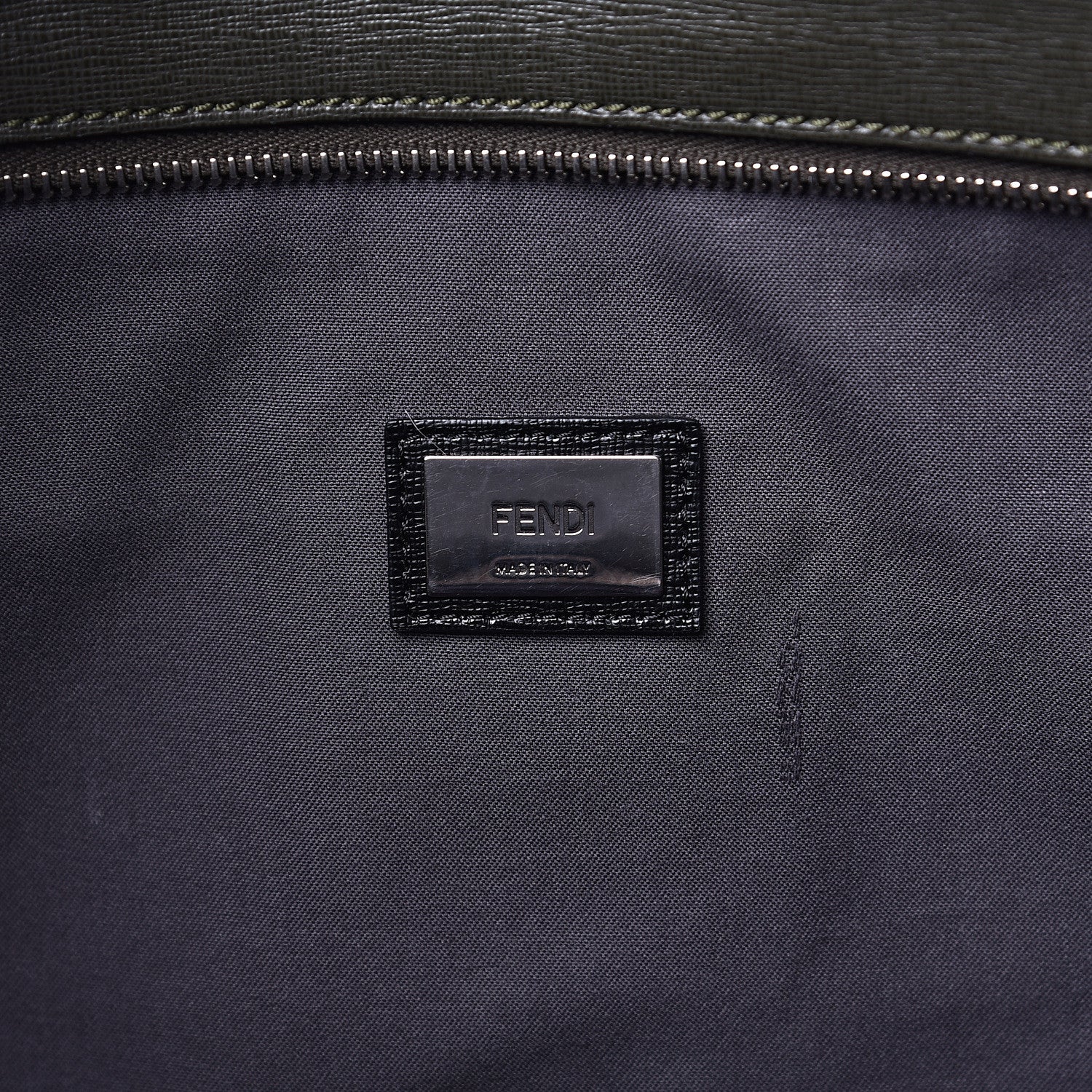 Fendi Vitello Elite Cuoio Monster Buggies Medium Roll Tote Ciclamino Black Multicolor Verde Prato 5 of 12