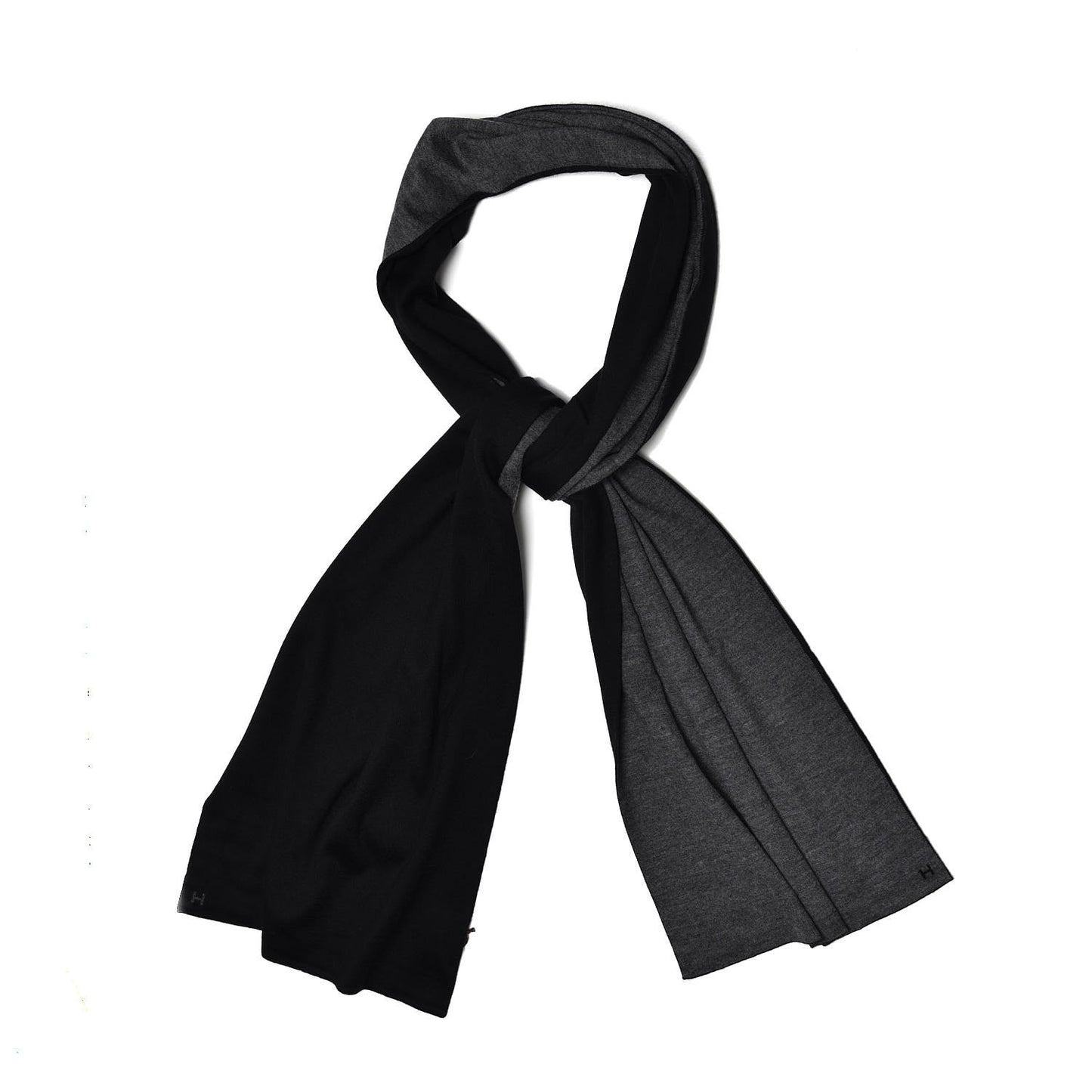 Cashmere Silk Aller Retour Scarf Black