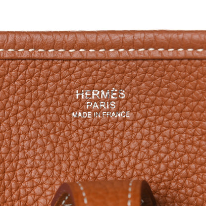 Hermes Taurillon Clemence Evelyne III PM Gold 6 of 14
