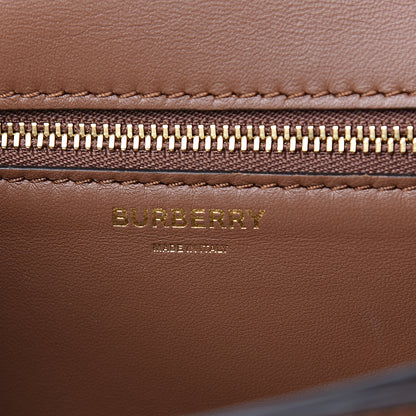 Burberry Canvas Calfskin Small TB Bag Natural 5 of 8