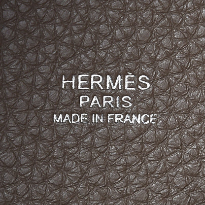 Hermes Taurillon Clemence Picotin Lock 18 PM Etoupe 6 of 8