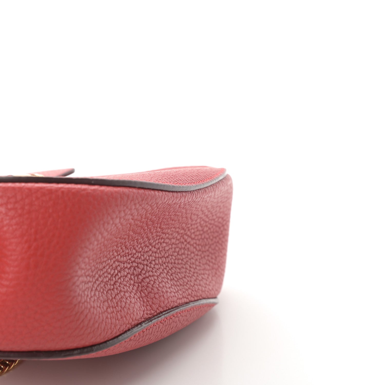 Chloe Grained Lambskin Drew Shoulder Bag Plaid Red 11 of 12