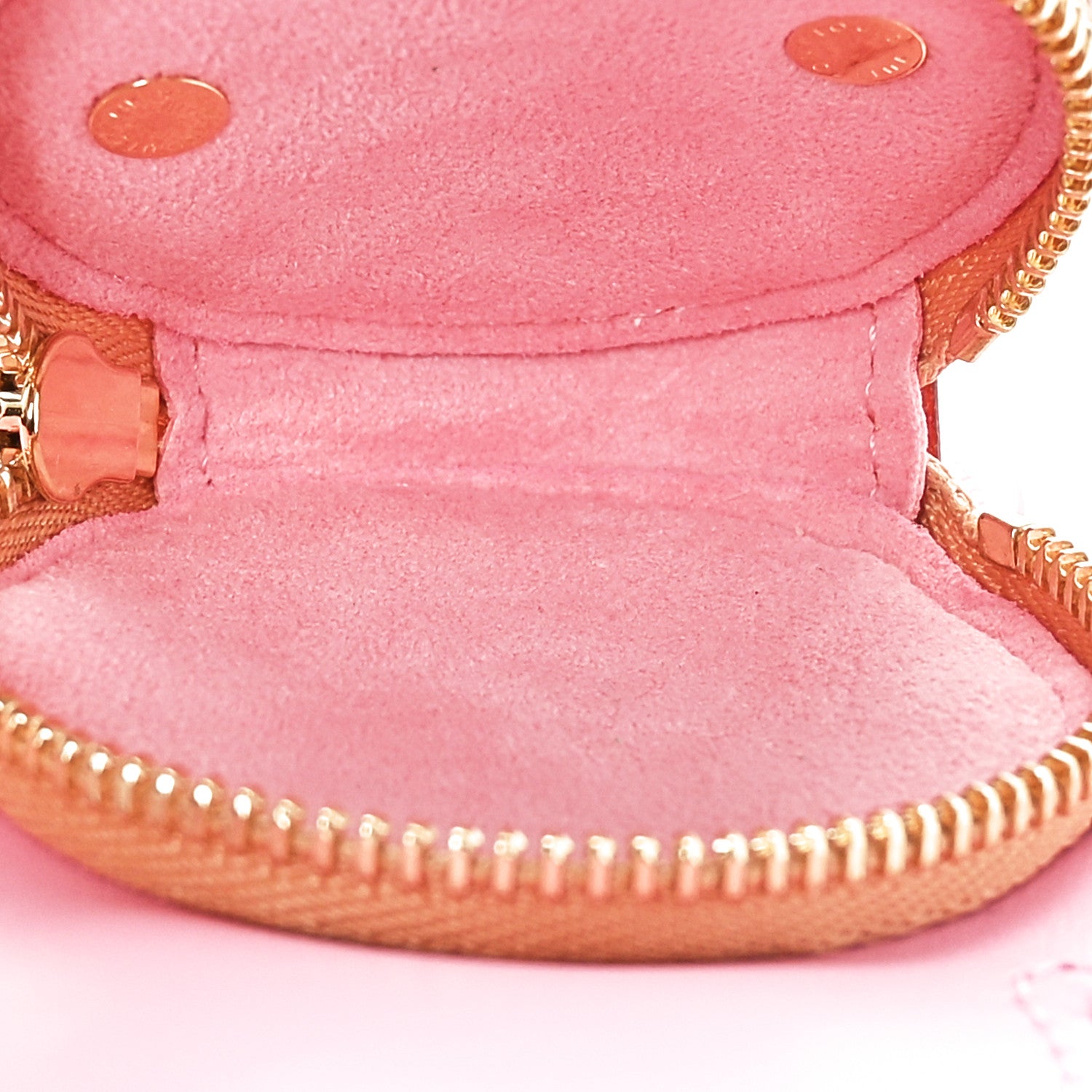 Louis Vuitton Calfskin Vivienne Coin Purse Pink Multicolor 6 of 7