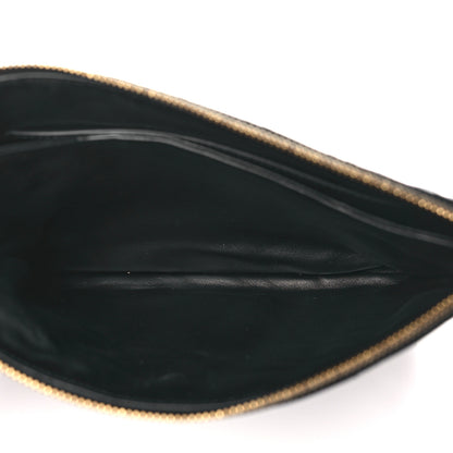 Versace Nappa Quilted Virtus Chain Shoulder Bag Black 5 of 8