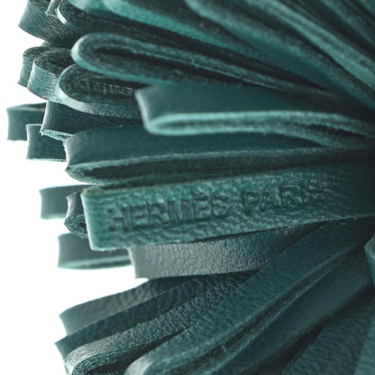 Hermes Lambskin Carmen Uno-Dos Key Holder Rose Azalee Malachite 3 of 4