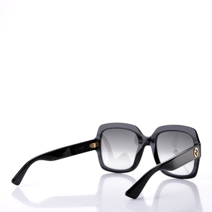 Gucci Oversize Square GG 0036S Sunglasses Black 4 of 8