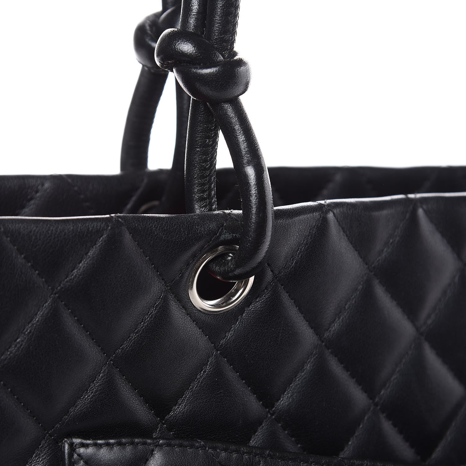 Chanel Calfskin Quilted Large Cambon Tote Black 14 of 16