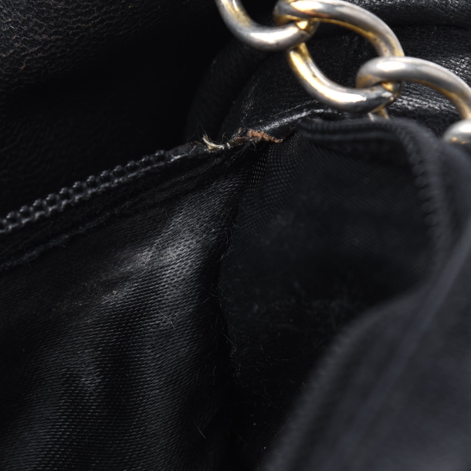 Chanel Lambskin Quilted Small Tassel Single Flap Black 15 of 25