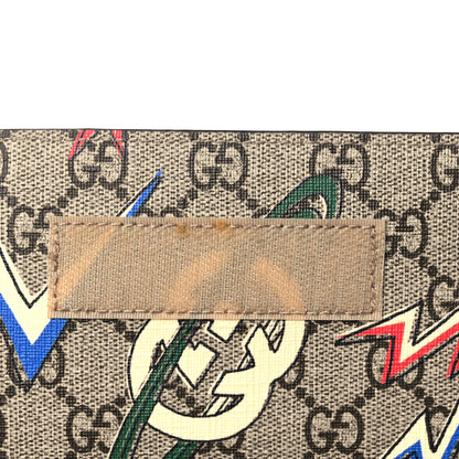 Gucci GG Supreme Monogram Space Diaper Bag Red 12 of 15