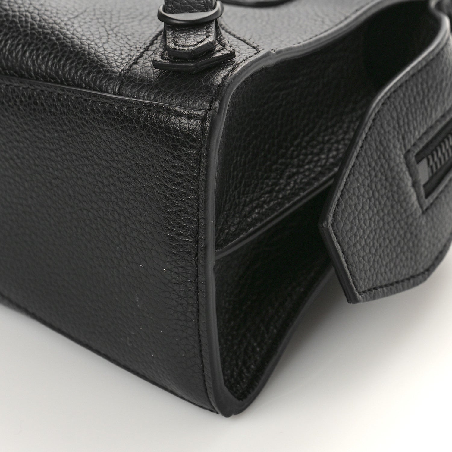 Balenciaga Grained Calfskin Neo Classic Black Hardware Mini City Black 7 of 7