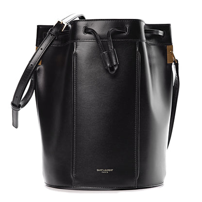 Saint Laurent Smooth Calfskin Medium Talitha Bucket Bag Black 1 of 10