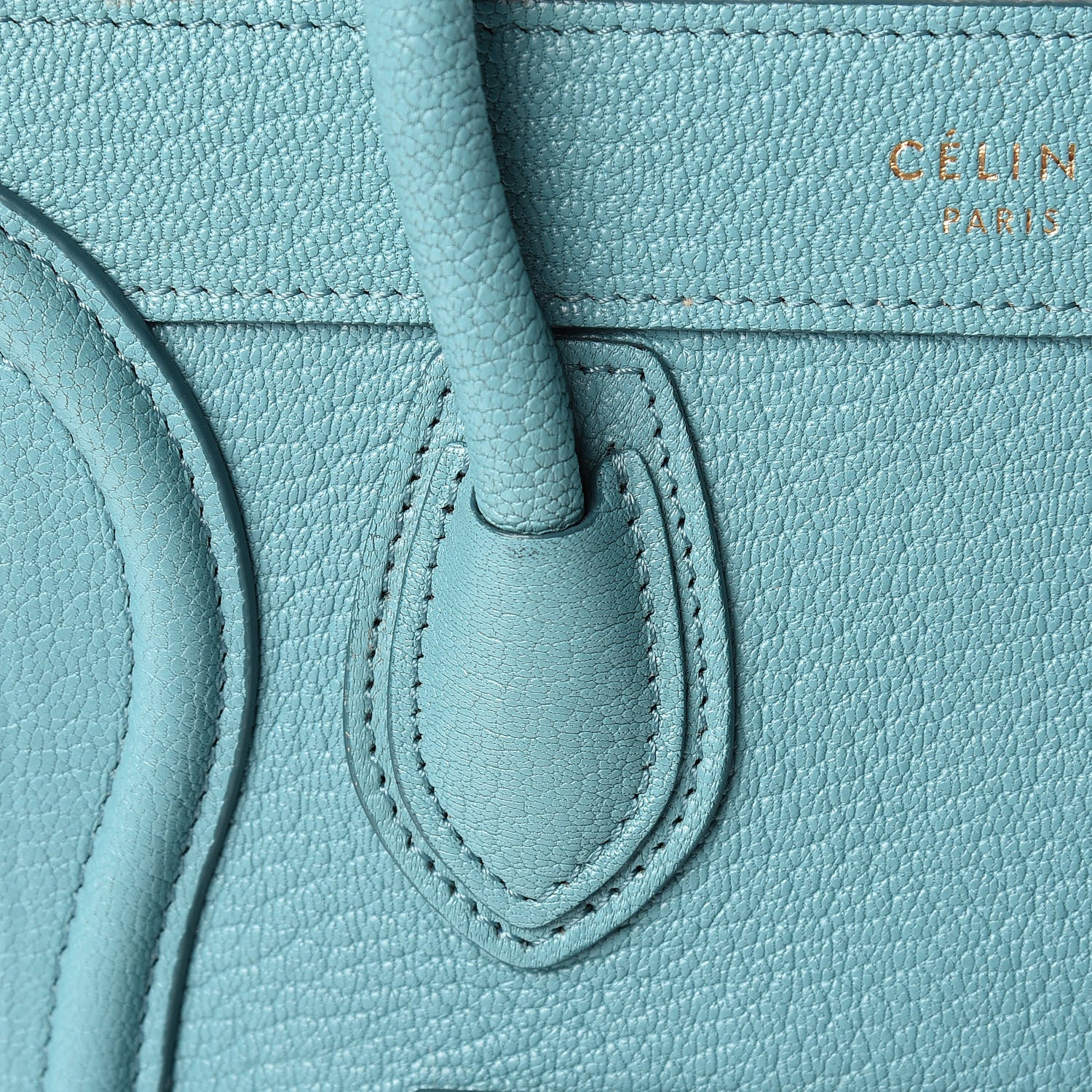 Celine Goatskin Nano Luggage Antarctic 11 of 14