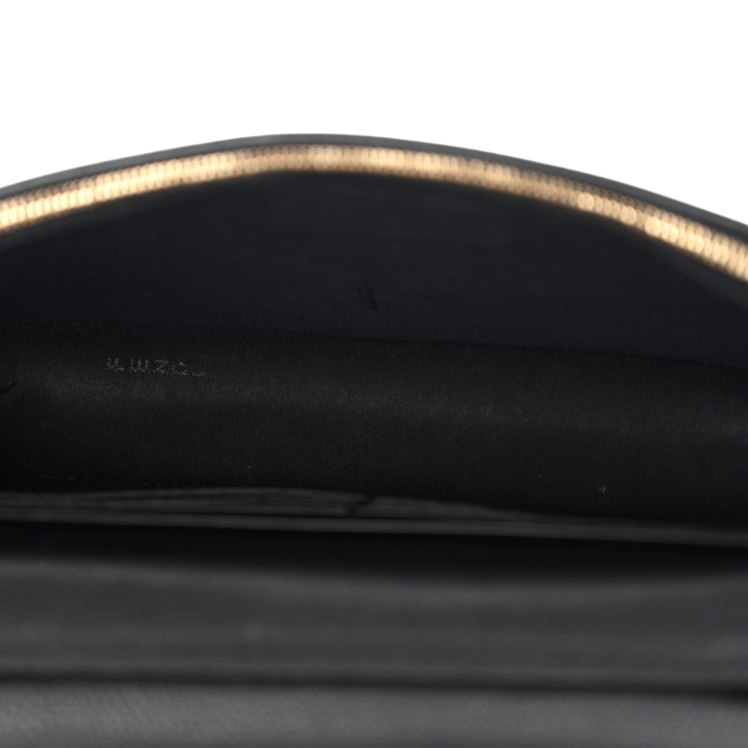 Fendi Vitello Cruise F is Fendi Bi-Color FF 1974 Embossed Medium Envelope Wallet On Chain Black Maya 5 of 12