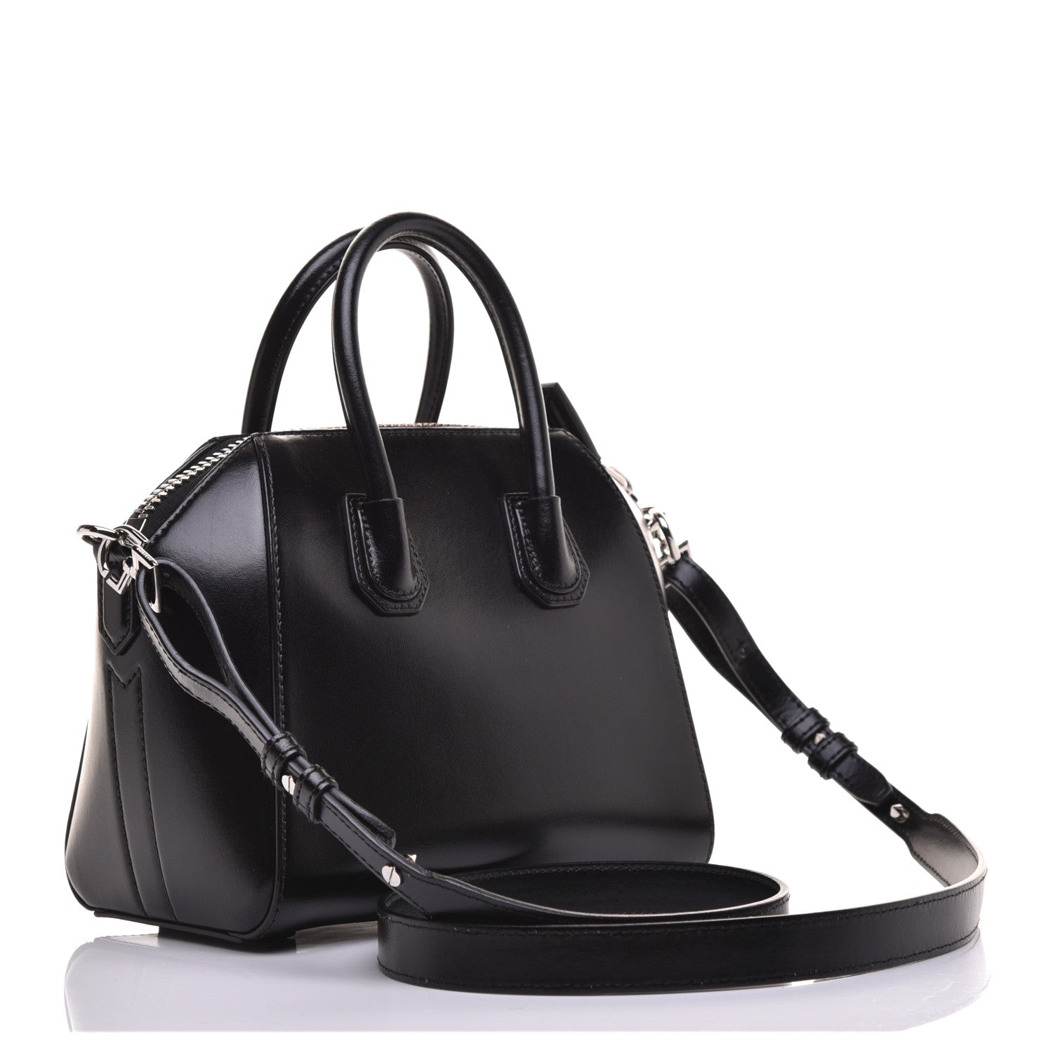 Givenchy Shiny Lord Calfskin Mini Antigona Black 3 of 9