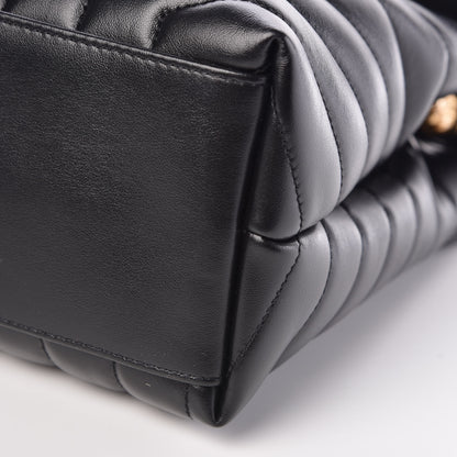 Saint Laurent Calfskin Y Quilted Monogram Medium Loulou Chain Satchel Black 10 of 10