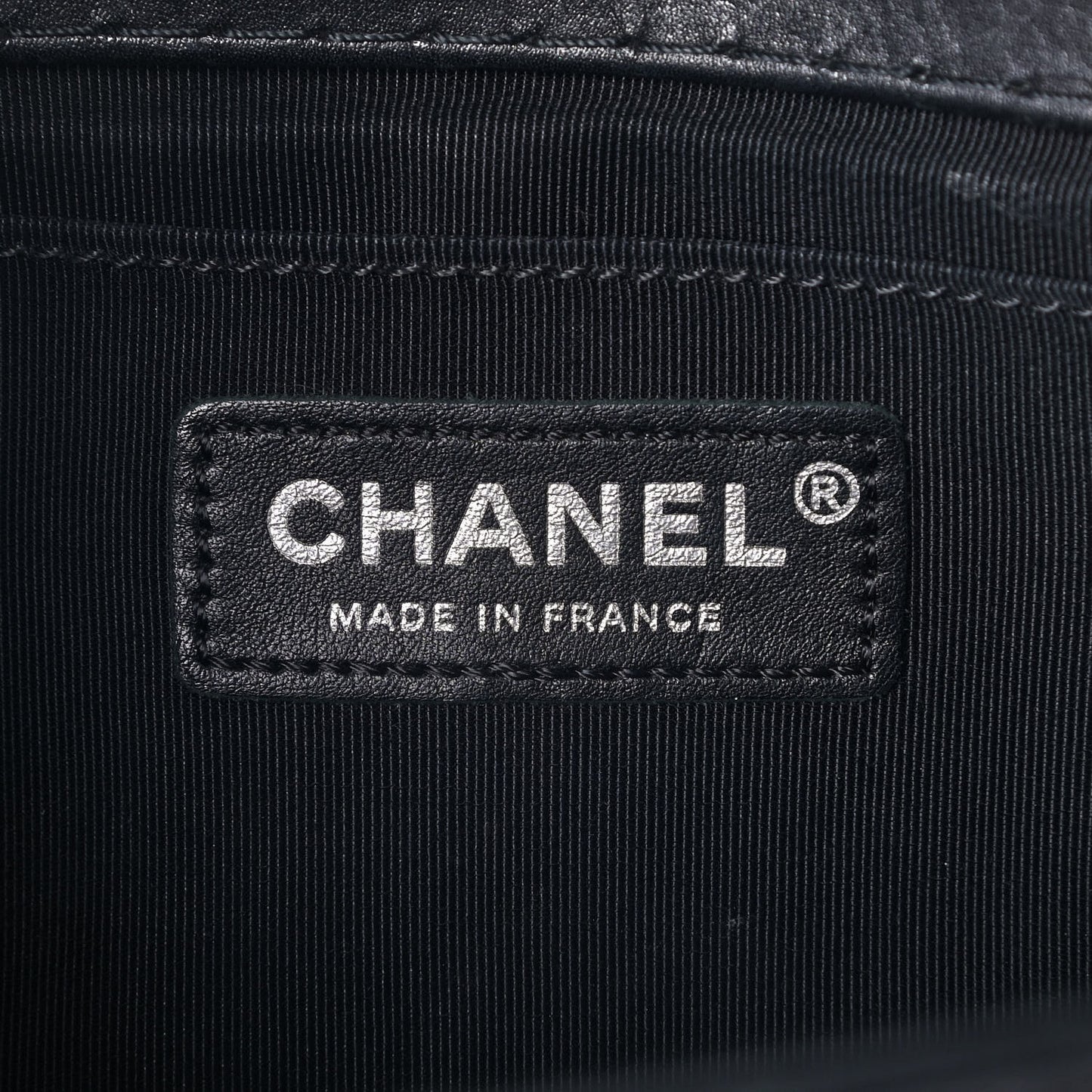 Calfskin Quilted Medium Boy Flap Black