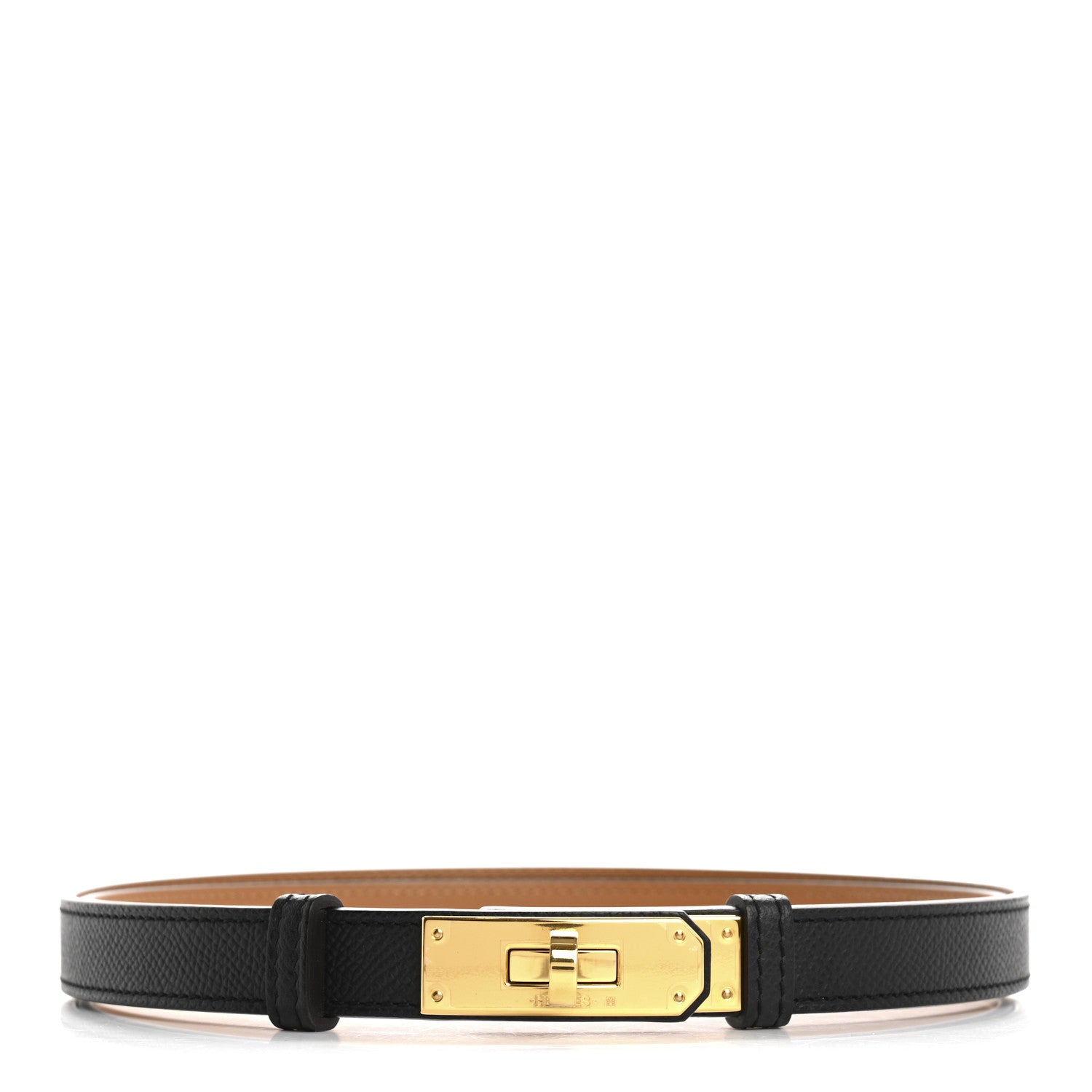 Hermes Epsom Kelly Belt Black 1 of 6