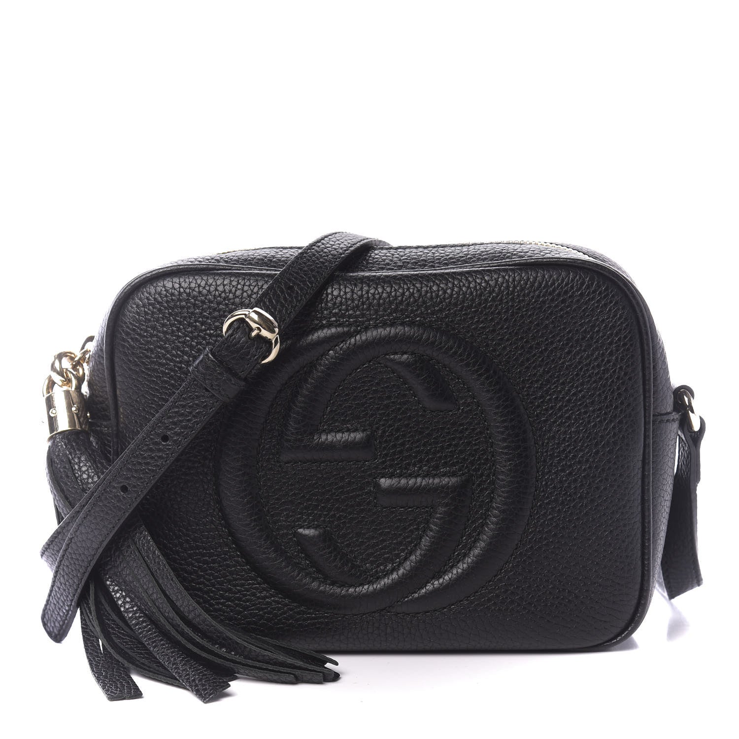 Gucci Pebbled Calfskin Small Soho Disco Bag Black 1 of 9