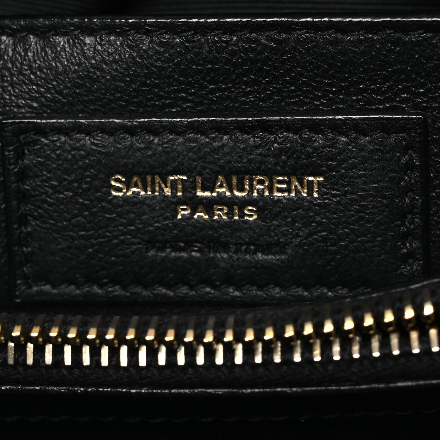 Saint Laurent Calfskin Y Quilted Monogram Small Loulou Chain Satchel Black 7 of 13