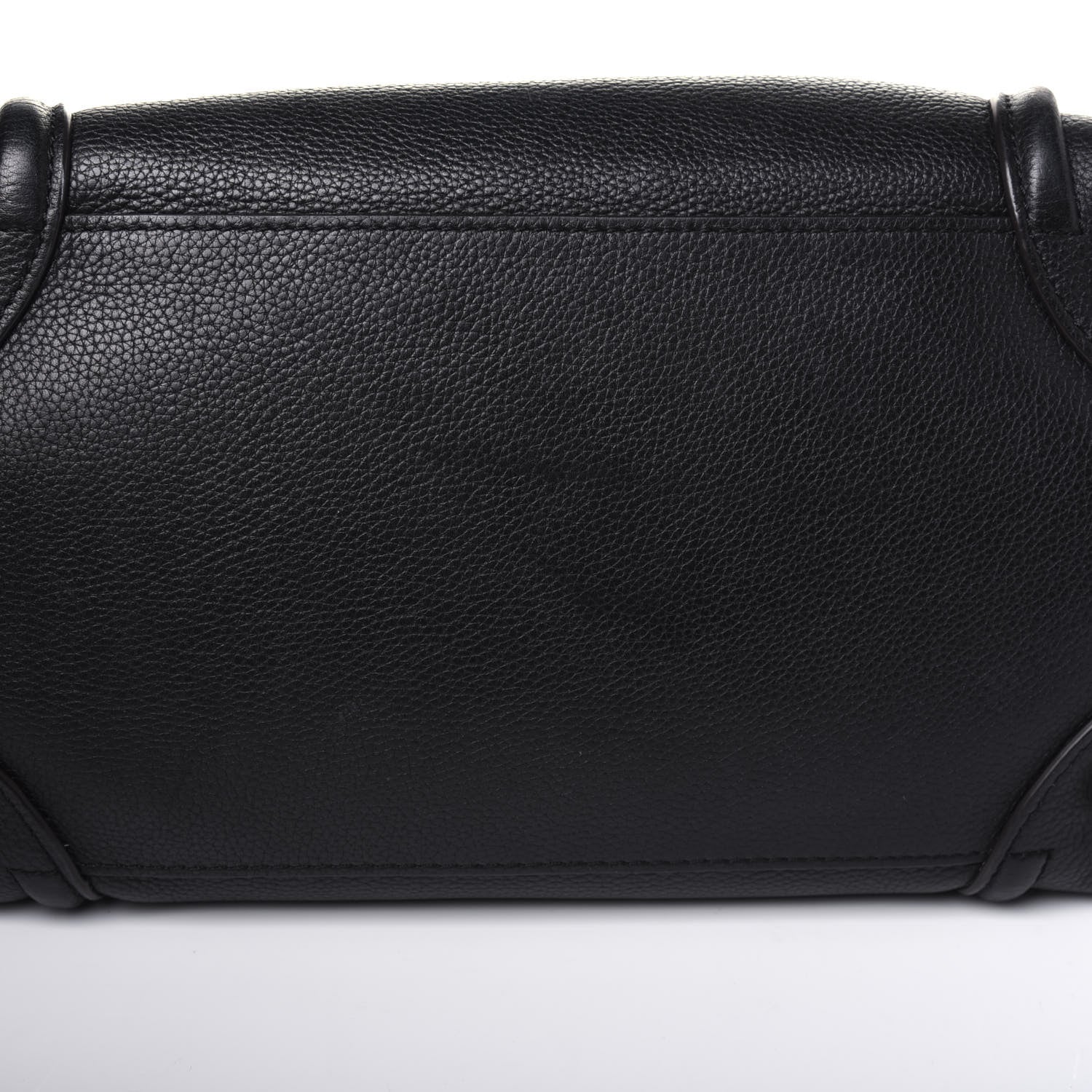 Celine Drummed Calfskin Mini Luggage Black 14 of 14