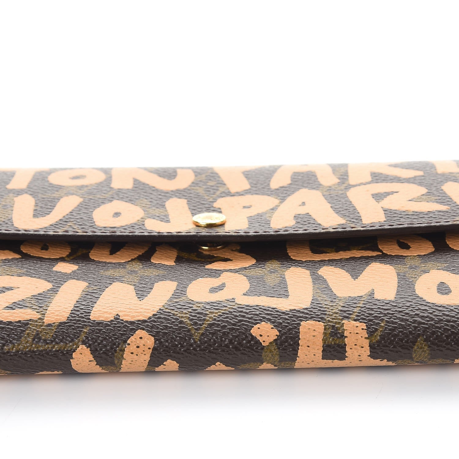 Louis Vuitton Monogram Graffiti Porte-Monnaie Wallet Peach 10 of 10
