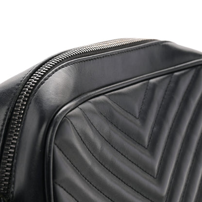 Saint Laurent Calfskin Matelasse Monogram Monochrome Lou Camera Bag Black 12 of 12