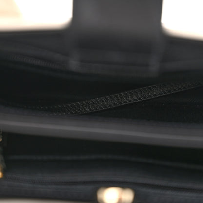 Chanel Grained Calfskin Mini Bi-Color Neo Executive Shopper Tote Beige Black 5 of 9