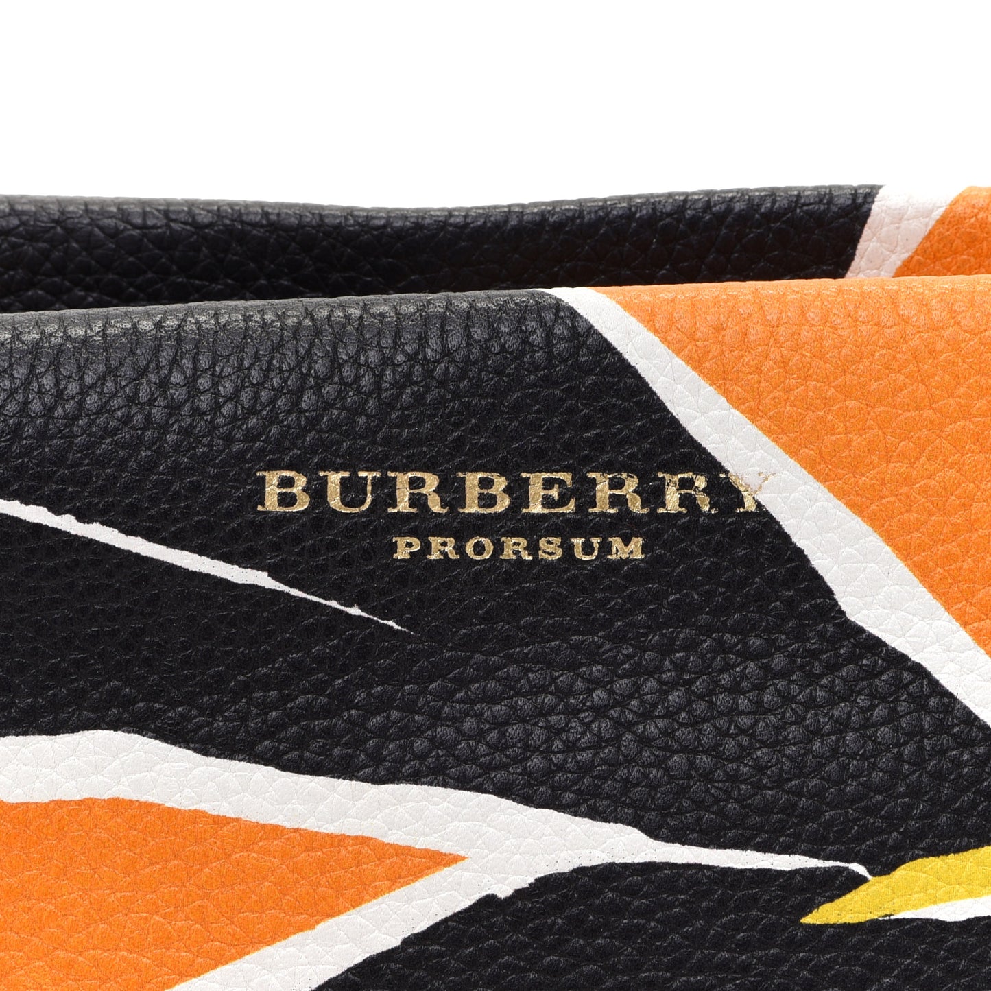 Prorsum Grained Calfskin Print Pouch Multicolor