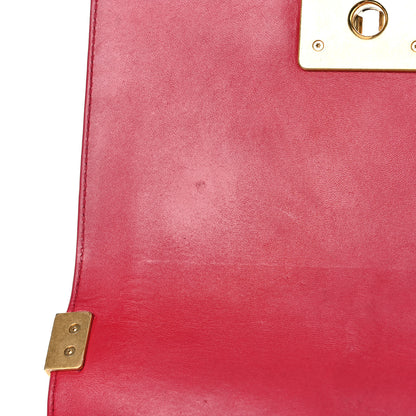 Chanel Calfskin Quilted Small Boy Flap Red 13 of 16
