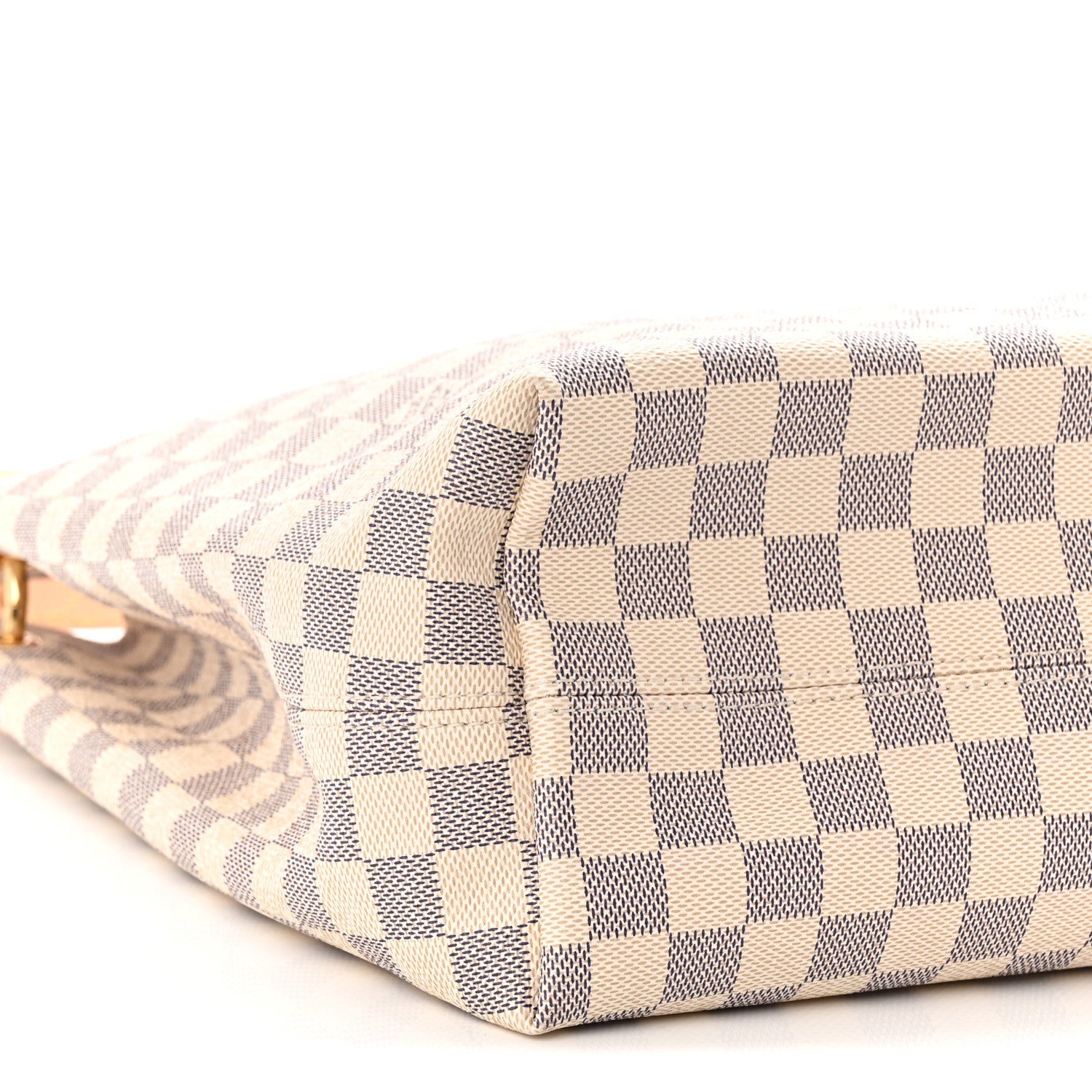 Louis Vuitton Damier Azur Graceful MM Rose Ballerine 8 of 9
