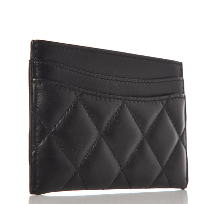 Chanel Lambskin Quilted Card Holder Black 3 of 8