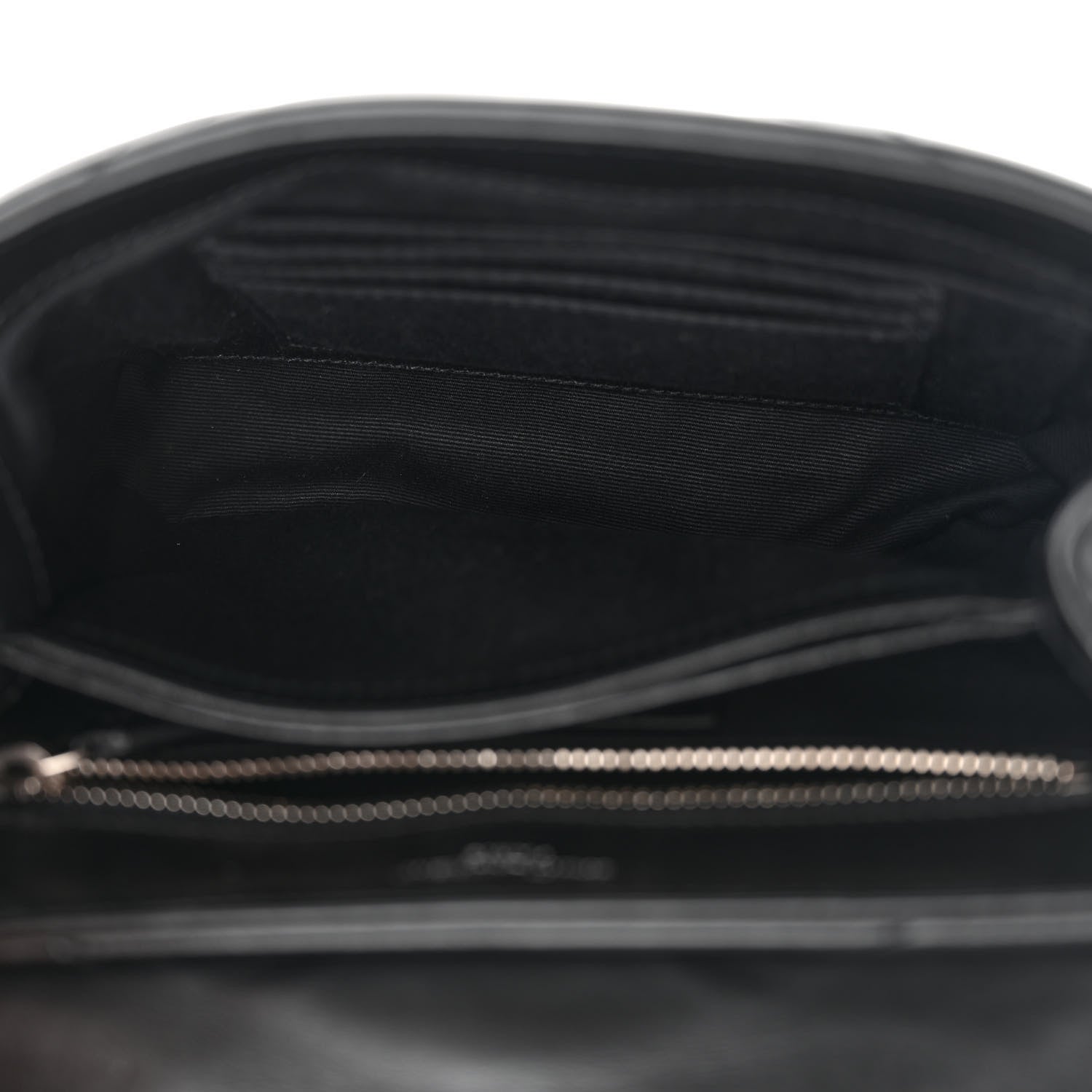 Saint Laurent Calfskin Y Quilted Monogram Toy Loulou Crossbody Bag Black 5 of 11