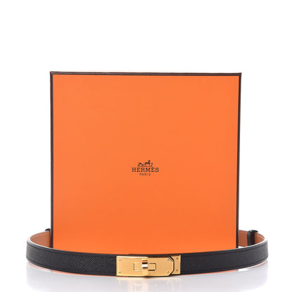 Hermes Epsom Kelly Belt Black 6 of 6