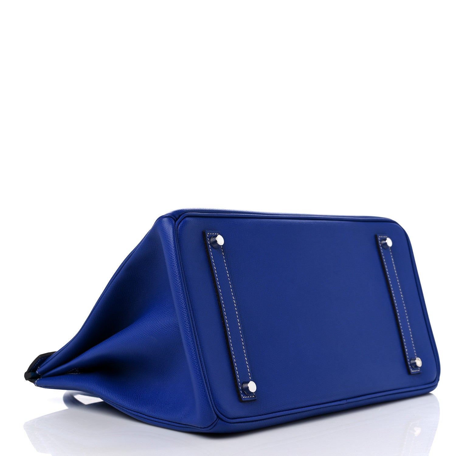 Hermes Epsom Candy Birkin 35 Bleu Electrique Mykonos 4 of 10