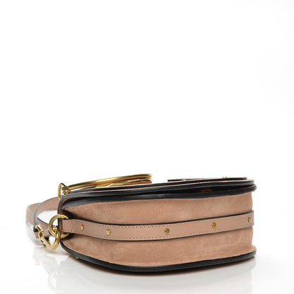 Chloe Calfskin Suede Small Nile Bracelet Bag Biscotti Beige 5 of 9