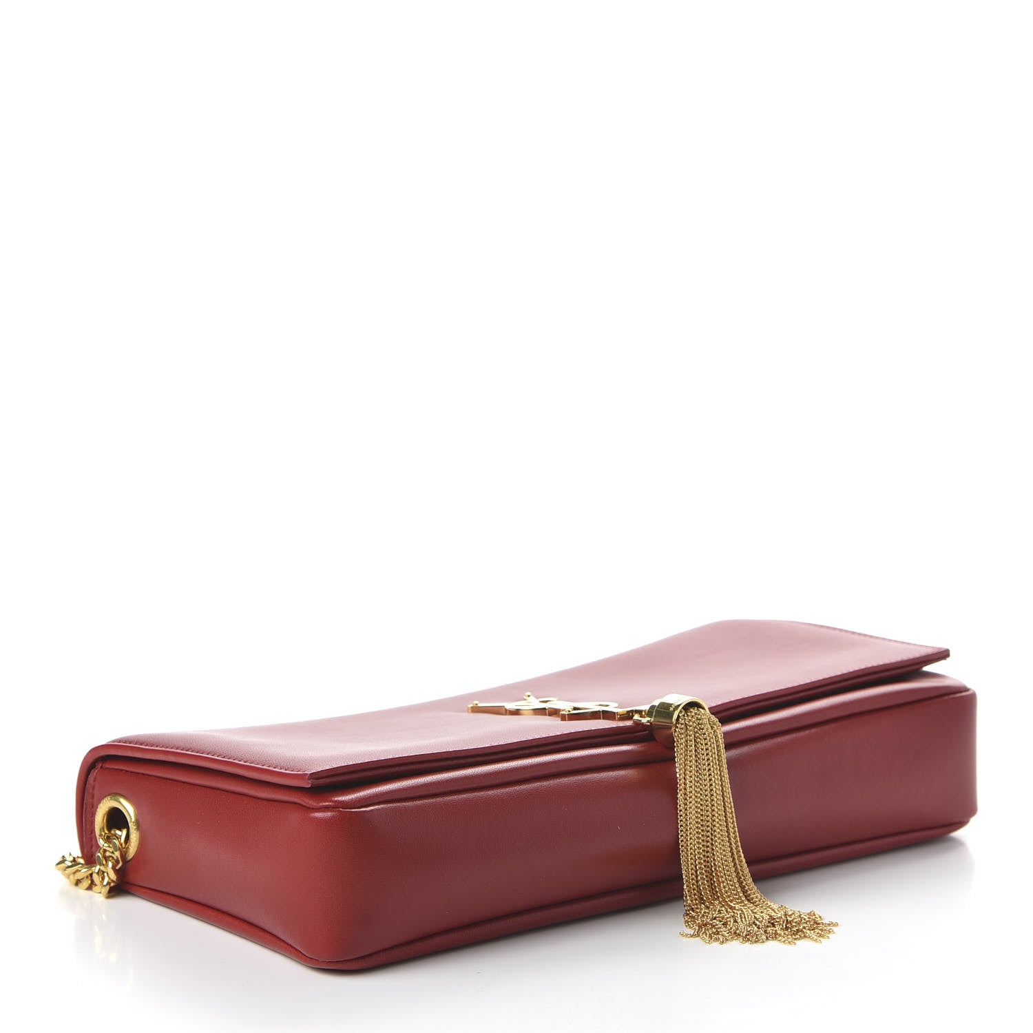Saint Laurent Lambskin Monogram Tassel Kate 99 Rouge Eros 5 of 11