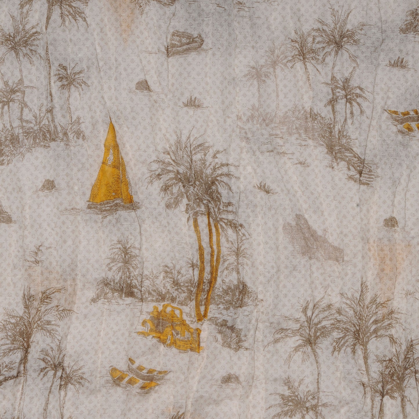 Cotton Linen Toile Etole De Louis Pareo Beige