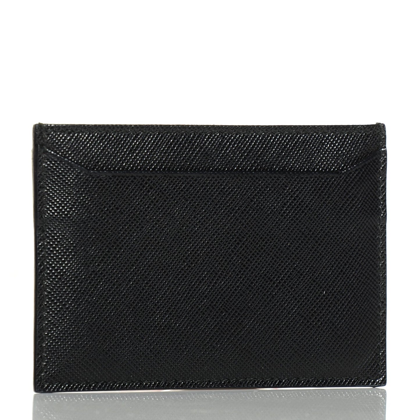 Saffiano Card Case Nero Black