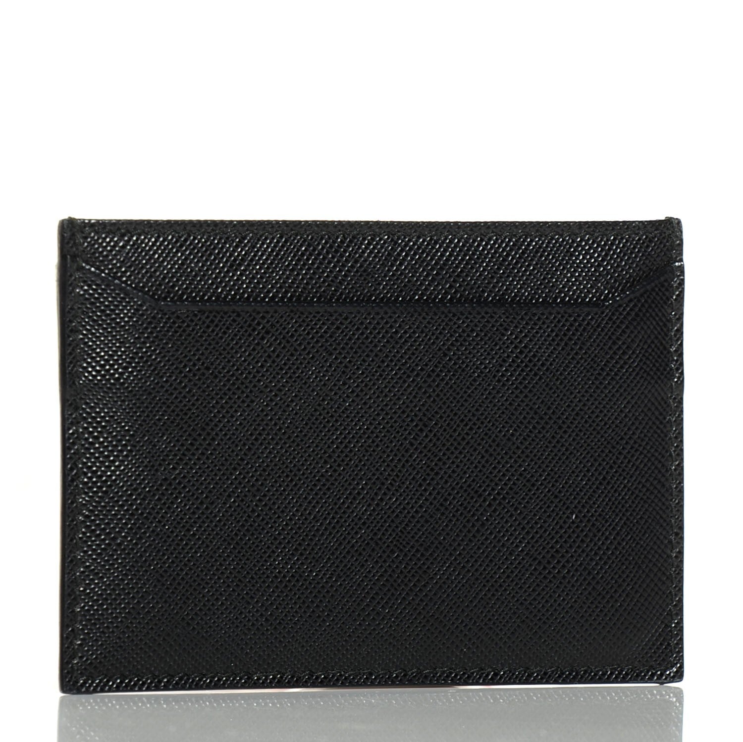Prada Saffiano Card Case Nero Black 2 of 6