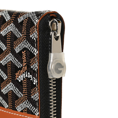 Goyard Goyardine Matignon Zip Around GM Wallet Black Gold 11 of 11