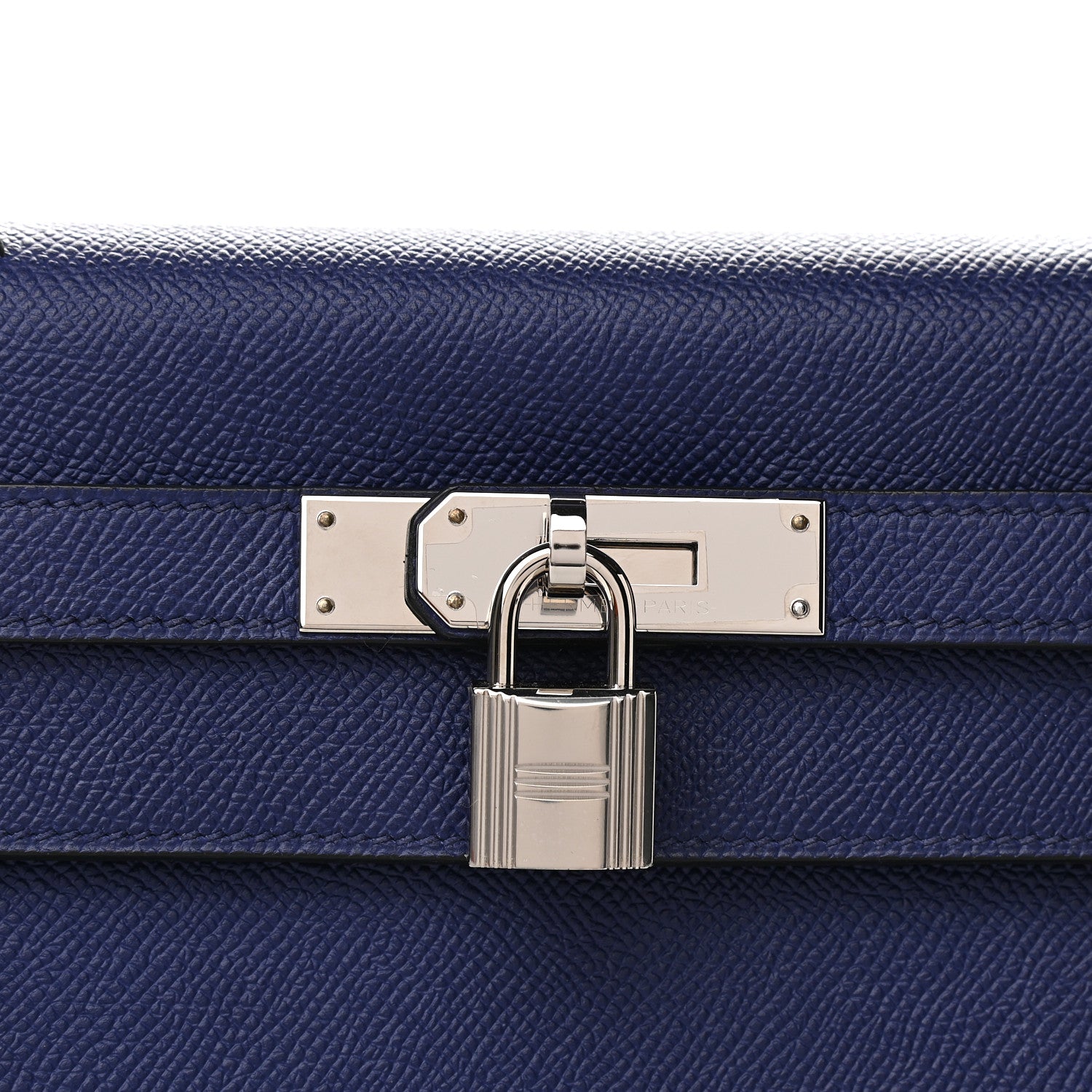 Hermes Epsom Kelly Sellier 32 Bleu Encre 10 of 10