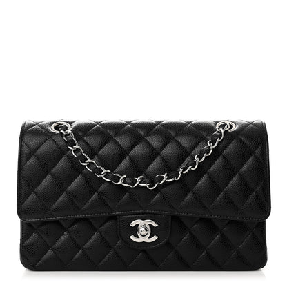 Chanel Caviar Quilted Medium Double Flap Black 1 of 10