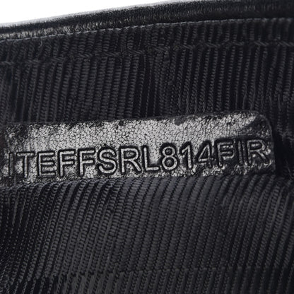 Burberry Prorsum Lambskin Studded Wristlet Clutch Black 8 of 8