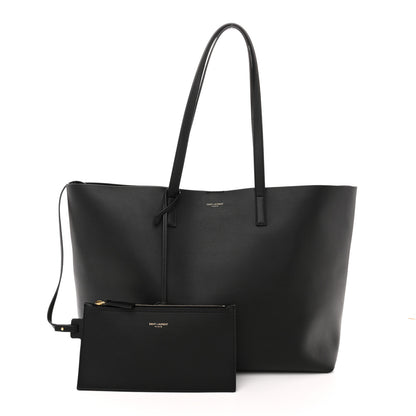 Saint Laurent Calfskin Large Shopping Tote Black 3 of 13