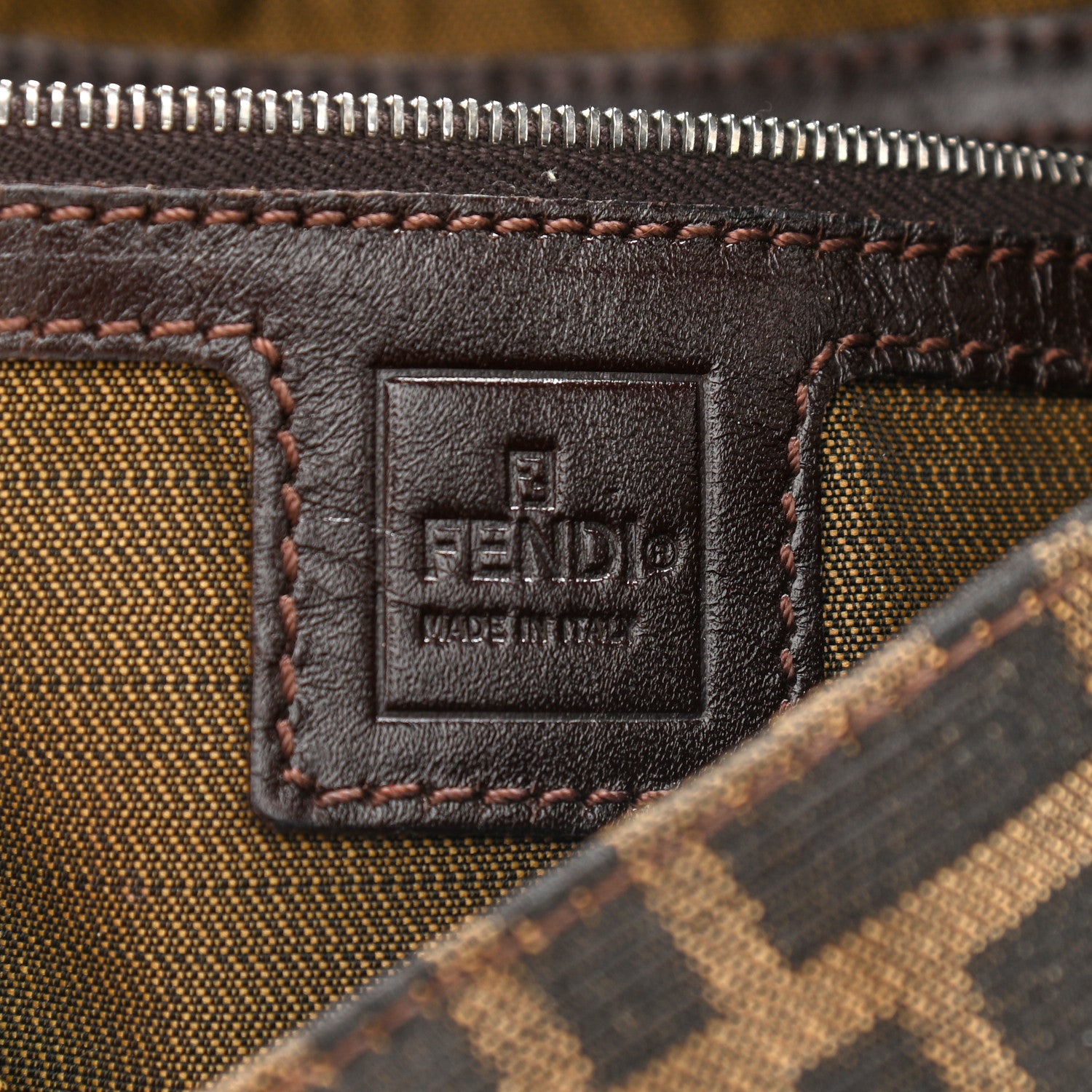 Fendi Zucca Baguette Tobacco 8 of 9