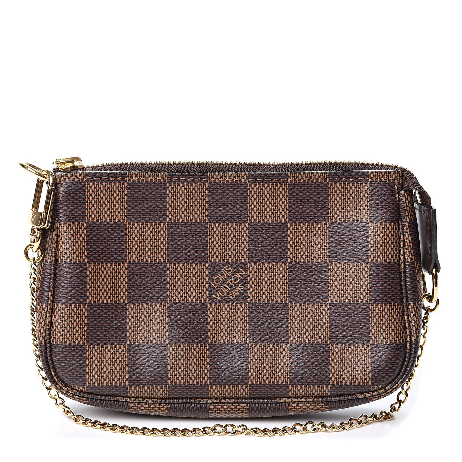 Louis Vuitton Damier Ebene Mini Pochette Accessories 1 of 9